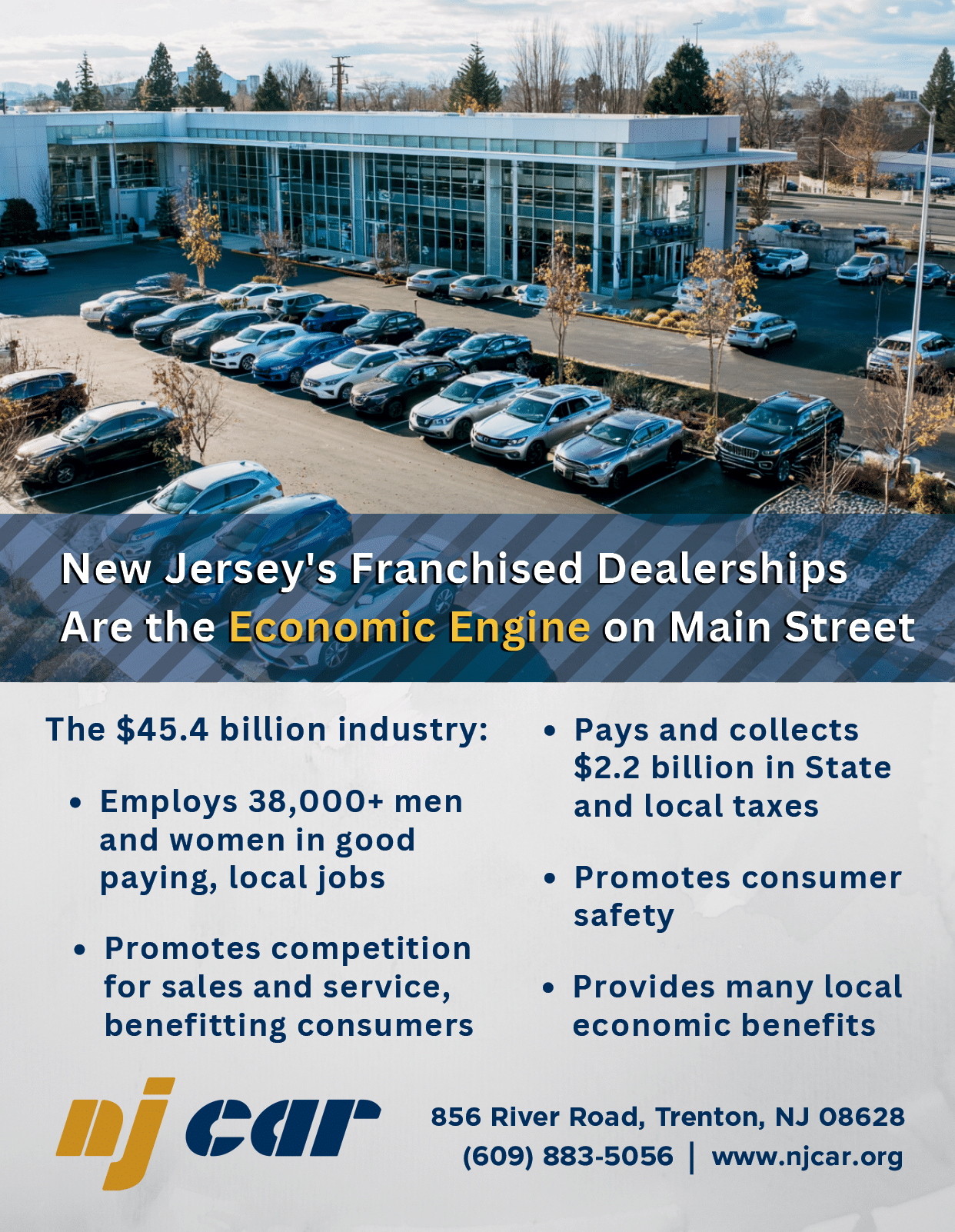 A white piece of paper with black text reading “New Jersey Coal NJNJ141 Motor Vehicles". AI generated content