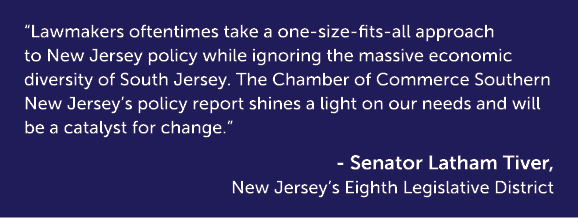 “Lawmakers oftentimes take a one size fits all approach to New Jersey policy while ignoring the massive economic dive...