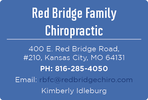Red Bridge Family Chiropractic 400 E. Red Bridge Road, #210, Kansas City, MO 64131 PH: 816 285 4050 Email: rbfc@redbr...