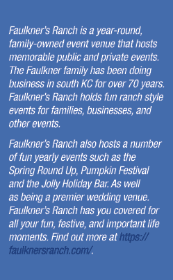 Faulkner’s Ranch is a year round, family owned event venue that hosts memorable public and private events. The Faulkn...
