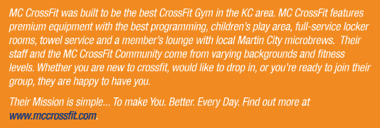 MC CrossFit was built to be the best CrossFit Gym in the KC area. MC CrossFit features premium equipment with the bes...