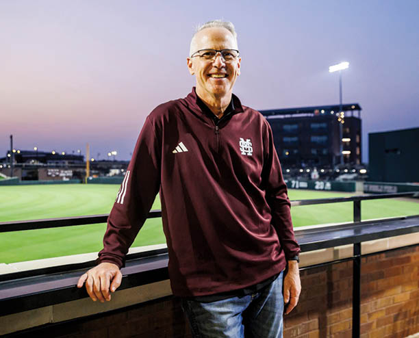 STARKVILLE, MS - June 02, 2025 - Mississippi State Head Coach Brian O’Connor during his first day Dudy Noble Field at Polk-Dement Stadium in Starkville, MS. Photo By Hallie Walker