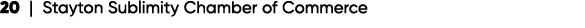 20 | Stayton Sublimity Chamber of Commerce