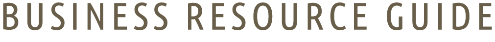 BUSINESS RESOURCE GUIDE