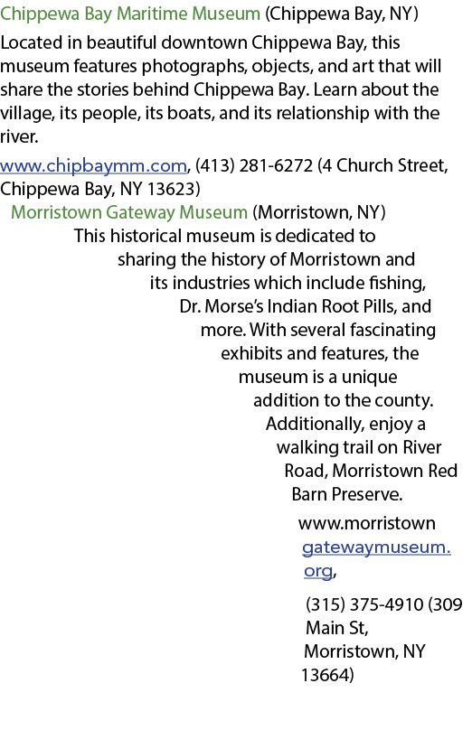 Chippewa Bay Maritime Museum (Chippewa Bay, NY) Located in beautiful downtown Chippewa Bay, this museum features phot...