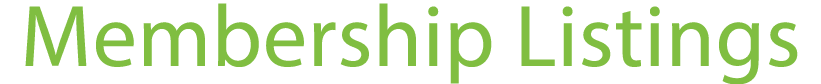 Membership Listings