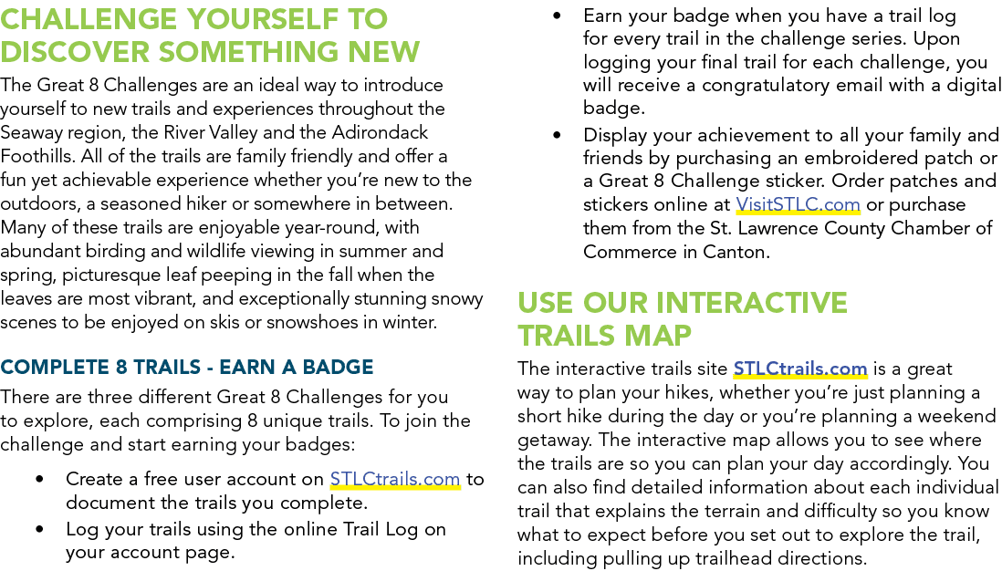 Challenge Yourself To Discover Something New The Great 8 Challenges are an ideal way to introduce yourself to new tra...