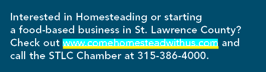 Interested in Homesteading or starting a food based business in St. Lawrence County? Check out www.comehomesteadwithu...