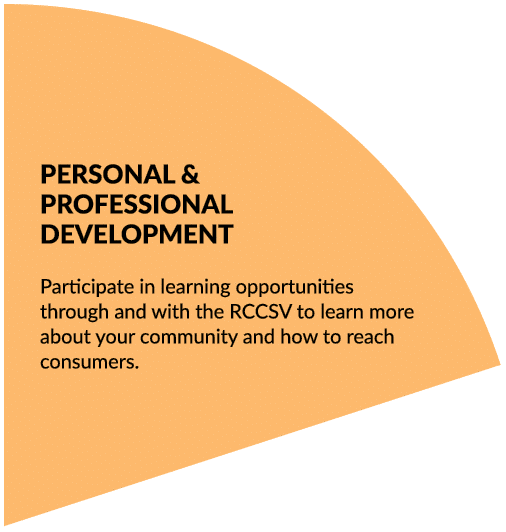 PERSONAL & PROFESSIONAL DEVELOPMENT Participate in learning opportunities through and with the RCCSV to learn more ab...