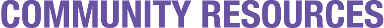 COMMUNITY RESOURCES
