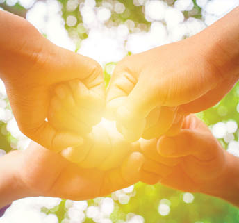 Panoramic teamwork join hand together concept, Group of diversity people multiethnic unity togetherness in Volunteer community. Collaboration Business Team success concept.