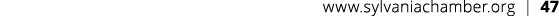 www.sylvaniachamber.org | 47
