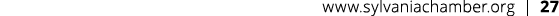 www.sylvaniachamber.org | 27