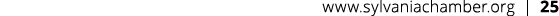 www.sylvaniachamber.org | 25