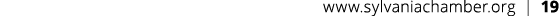 www.sylvaniachamber.org | 19