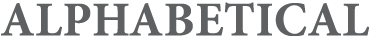 Alphabetical