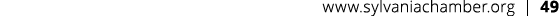 www.sylvaniachamber.org | 49