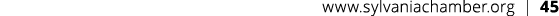 www.sylvaniachamber.org | 45
