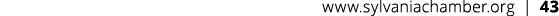 www.sylvaniachamber.org | 43