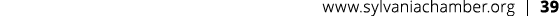 www.sylvaniachamber.org | 39
