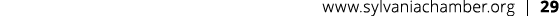 www.sylvaniachamber.org | 29