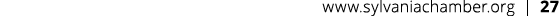 www.sylvaniachamber.org | 27