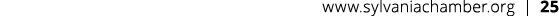 www.sylvaniachamber.org | 25
