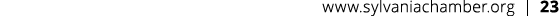 www.sylvaniachamber.org | 23