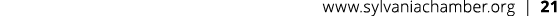 www.sylvaniachamber.org | 21