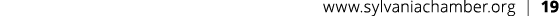 www.sylvaniachamber.org | 19