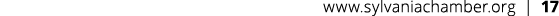 www.sylvaniachamber.org | 17