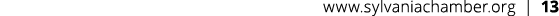 www.sylvaniachamber.org | 13
