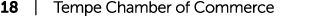 18 | Tempe Chamber of Commerce