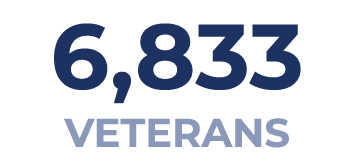 6,833 VETERANS