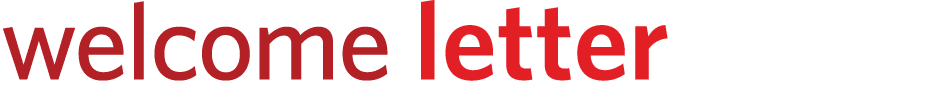 welcome letter