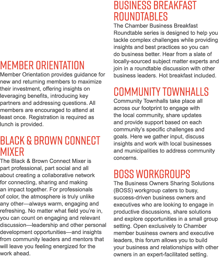 Member Orientation Member Orientation provides guidance for new and returning members to maximize their investment, o...