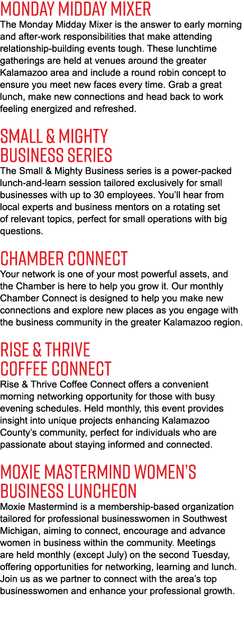 Monday Midday Mixer The Monday Midday Mixer is the answer to early morning and after work responsibilities that make ...