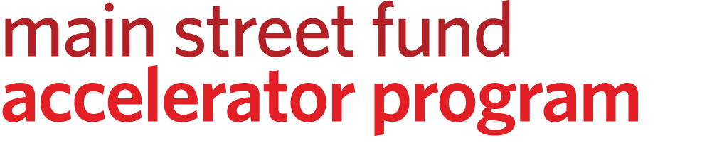 main street fund accelerator program 