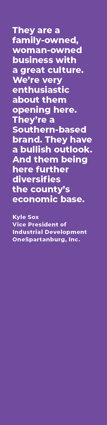 They are a family owned, woman owned business with a great culture. We’re very enthusiastic about them opening here. ...