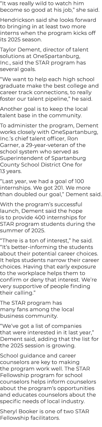 “It was really wild to watch him become so good at his job,” she said. Hendrickson said she looks forward to bringing...
