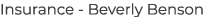 Insurance Beverly Benson