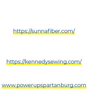 On the web: Sunna Fiber: https://sunnafiber.com/ Kennedy Sewing and Cutting Supply LLC: https://kennedysewing.com/ Po...