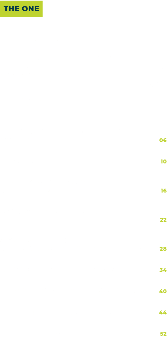 the one table of contents Ready to Capitalize on National Accolades 06 Finishing What You Started 10 Film Industry Bl...
