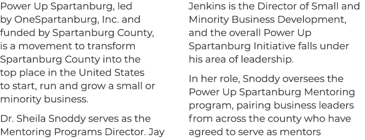 Power Up Spartanburg, led by OneSpartanburg, Inc. and funded by Spartanburg County, is a movement to transform Sparta...