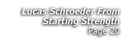 Lucas Schroeder From Starting Strength Page 20