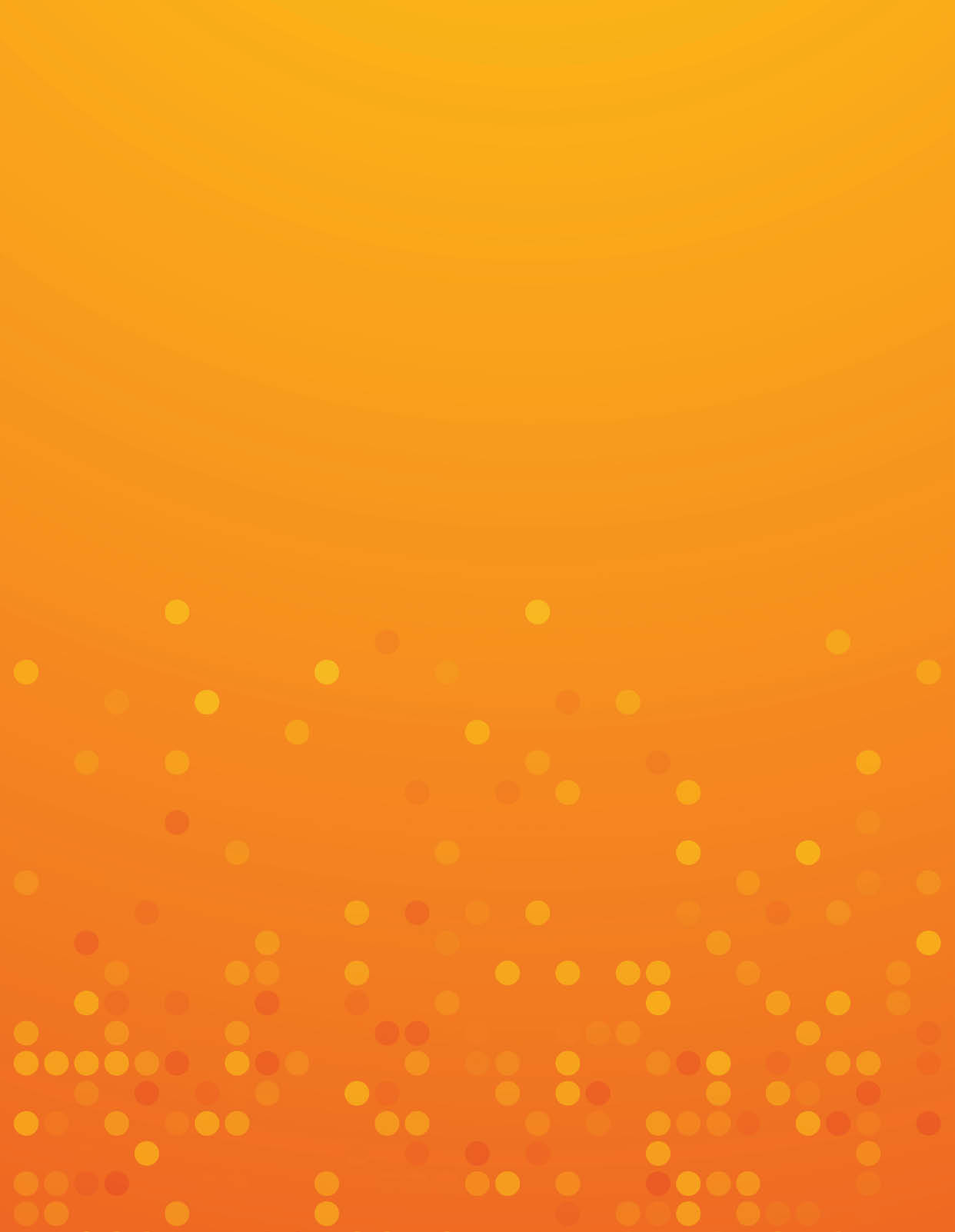 Abstract orange gradient background with dots