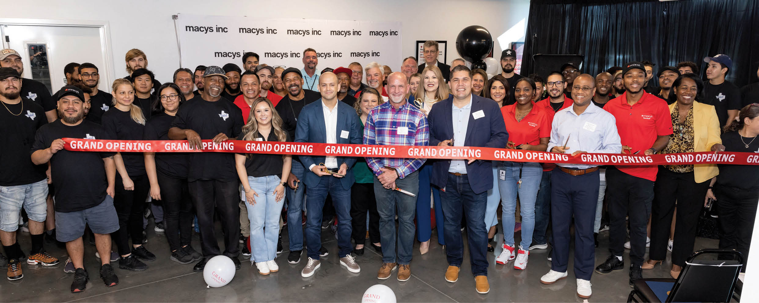 On Wednesday, September 20, 2023 in Tomball, Texas, ribbon cutting for Macy's Fulfillment Center. (Paul Ladd/AP Images for Macy’s, Inc.)