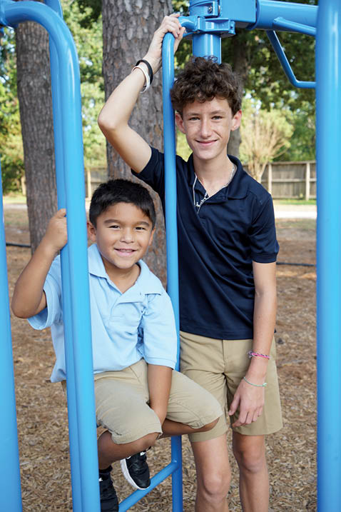 Kindergarten and 8th Grader Photoshoot