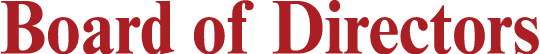 Board of Directors