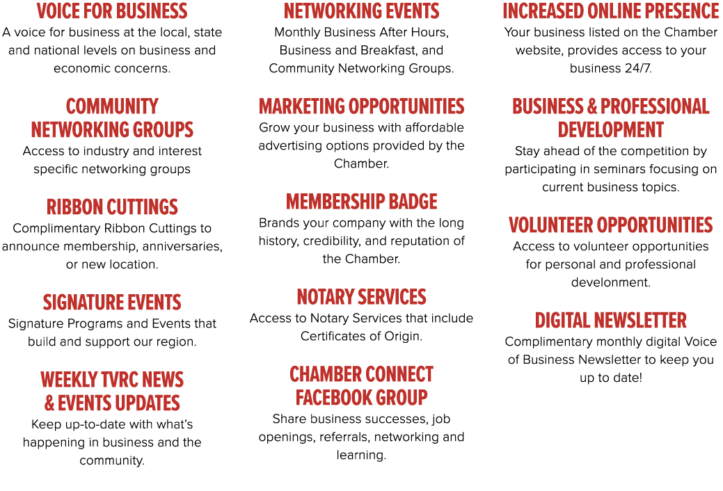 Voice For Business A voice for business at the local, state and national levels on business and economic concerns. Co...